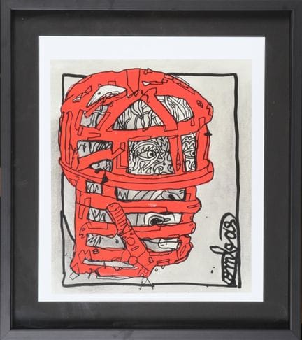Robert COMBAS (1957): Cartel enmarcado. Dimensione