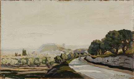 Joseph HURARD (1896–1956): Landschaft in Villeneuv