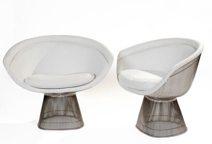 Warren PLATNER - Edición KNOLL: Par de sillones «g