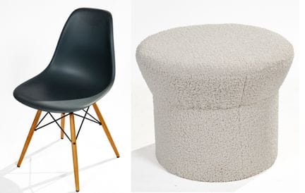 Charles EAMES - VITRA: 1 silla DSR con carcasa de 