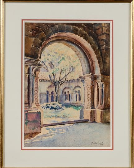 Pierre DE CHAMPEVILLE (1885–1950): Der Kreuzgang. 