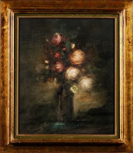 Luis ALVAREZ (1929–1997): Stillleben mit Rosenstra