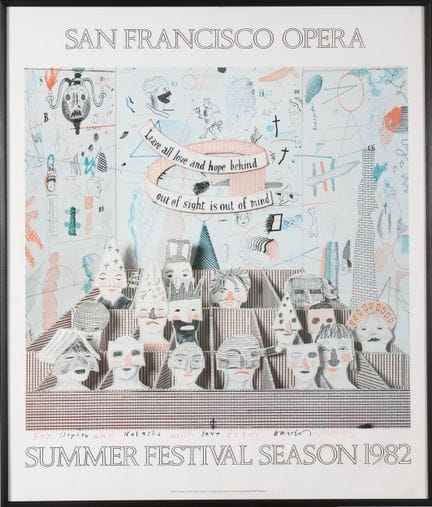 Manifesto per la San Francisco Opera di David HOCK