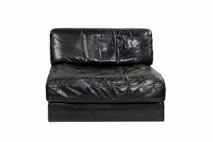 (Atribuido a) DE SEDE: Sillón de espuma y cuero ne
