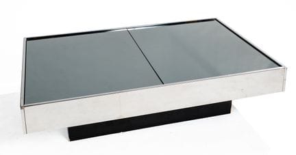 Willy RIZZO (1922–2013): Rectangular coffee table 