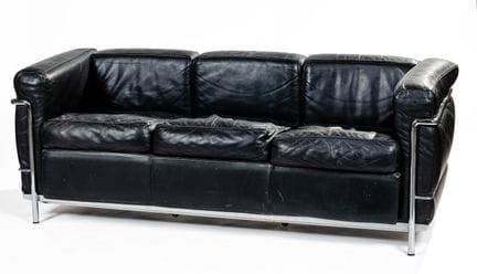 LE CORBUSIER - Edición CASSINA: sofá de tres plaza