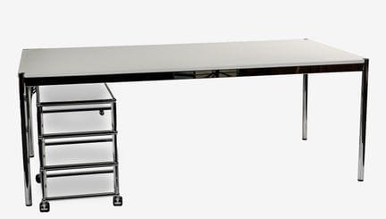 Fritz HALLER, VSM HALLER Editions: Large desk. Whi