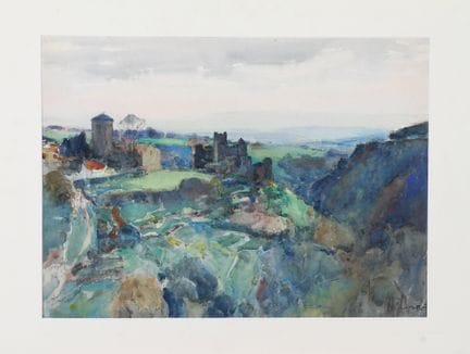 Louis MONTAGNE (1879–1960): Das Schloss von Leyssa
