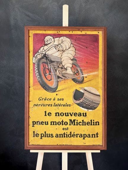 MICHELIN - c.1926
Pneu MOTO -
Exceptionnel panonce