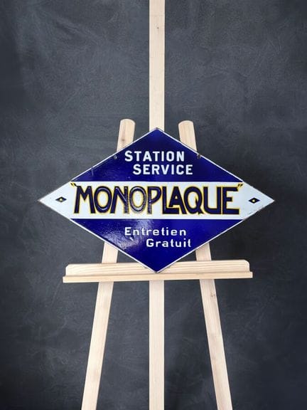 MONOPLAQUE/STATION SERVICE - c.1935-38

Plaque éma