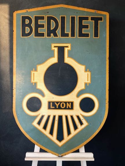 BERLIET LYON - c.1925

Rare et importante tôle pub