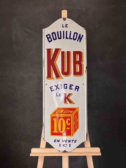 BOUILLON KUB - c.1930

Plaque émaillée publicitair