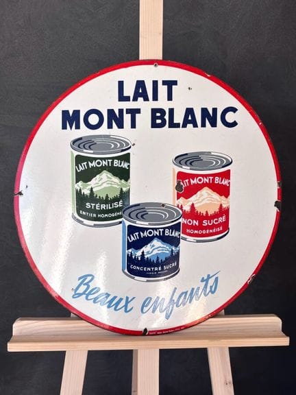LAIT MONT BLANC - c.1952-60
« Beaux enfants»

Très