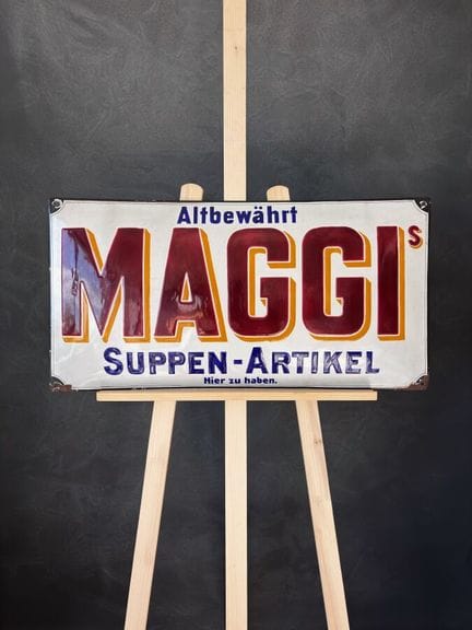 MAGGI - c.1910
«Suppen-Artikel»

Rare et important