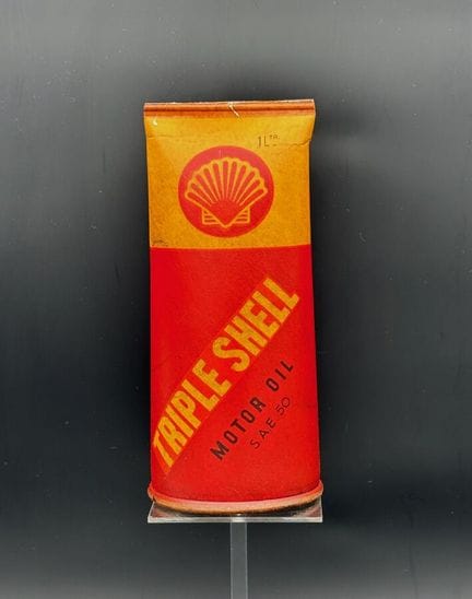 TRIPLE SHELL - 1950-55 circa
« Motor oil S.A.E 50 