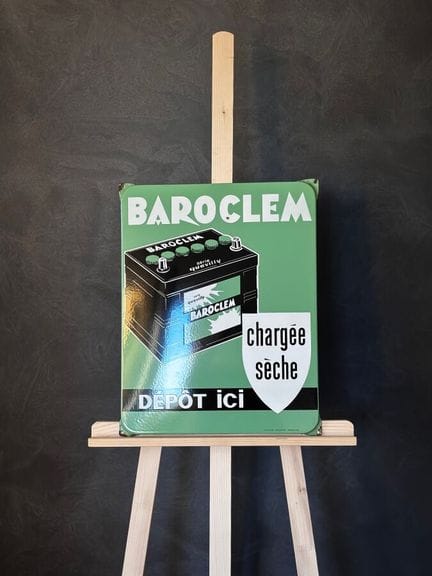 BAROCLEM - c.1972

Plaque émaillée publicitaire or