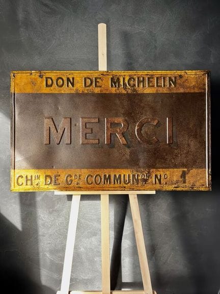 MICHELIN - 1910 circa
«GRAZIE - DONO DI MICHELIN»

