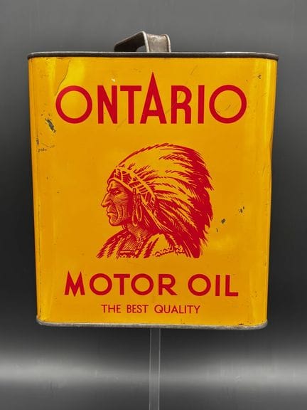 ONTARIO MOTOR OIL - 1950 circa

Tanica pubblicitar