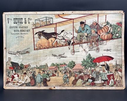 ABSINTHE VÉGÉTALE Vve SÉVOZ & Cie - c.1910

«Allan