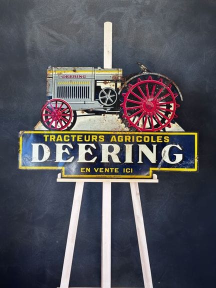 TRACTEURS DEERING - c.1930

Très rare enseigne pub