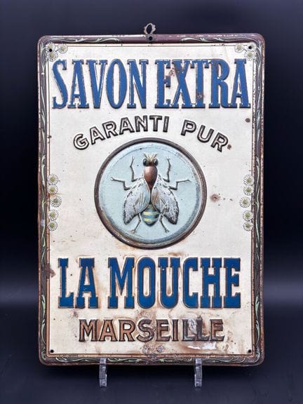 SAVON LA MOUCHE - c.1920

Tôle publicitaire origin