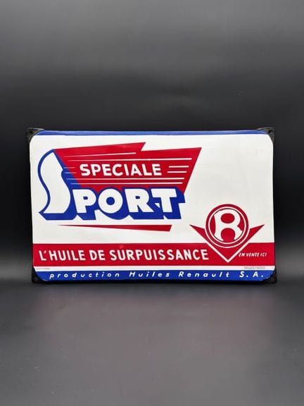 RENAULT SPÉCIALE SPORT - 1950 circa
«L'olio per pr