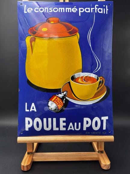 LA POULE AU POT - 1936

Plaque émaillée publicitai
