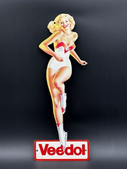 - VEEDOL PIN-UP - 1970 circa

Lamina pubblicitaria