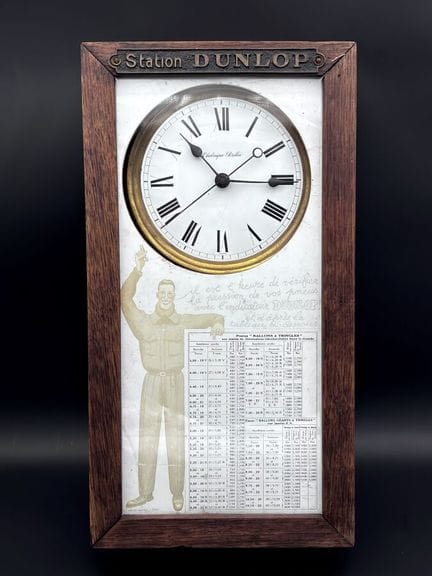 STATION DUNLOP - c.1930

Rare horloge mère publici