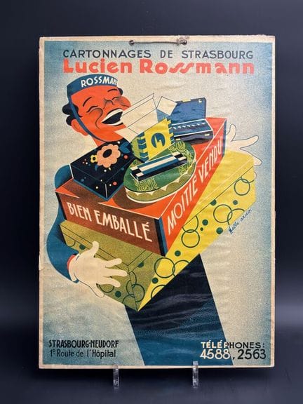 CARTONNAGES LUCIEN ROSSMANN - c.1930

Signé « Hell