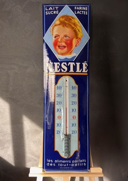 NESTLÉ - c. 1930

Rare et Important thermomètre ém
