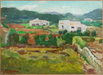 吕西安·马蒂亚尔（1892—1987）
卡拉·布兰卡，西班牙
布面油画，左下角有签名
60 × 81