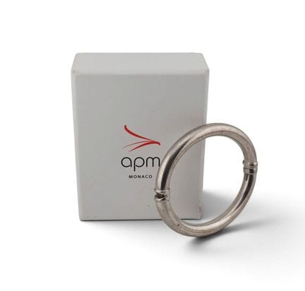 APM Mónaco
Pulsera tipo brazalete de plata con cie