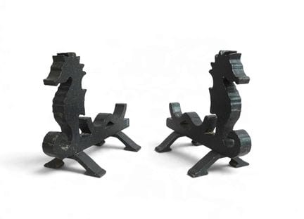 Edouard SCHENCK (1874–1959)
Pair of cast-iron andi