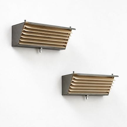 Jacques BINY (1913–1976)
Pair of wall sconces, Mod