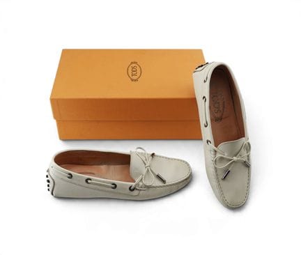 TOD'S
Pare de mocassins femme en cuir beige
Taille