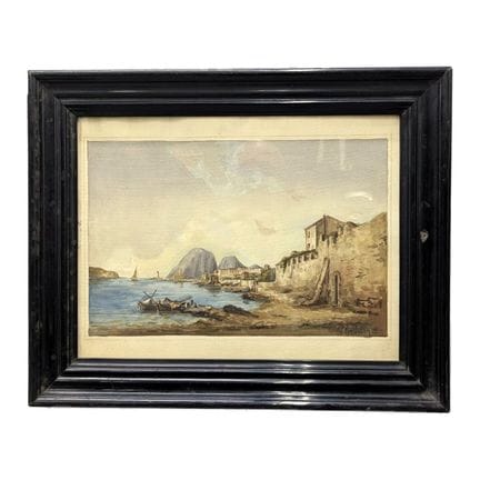 Vincent COURDOUAN (1810 - 1893)
In riva al mare
Ac