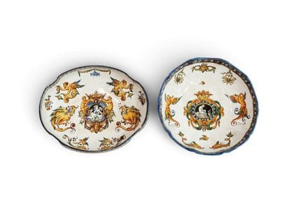 GIEN
Set di due ciotole in ceramica con decorazion