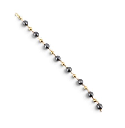Pulsera de oro amarillo de 18 quilates (750‰) con 