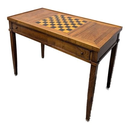 Tavolo da gioco in stile Luigi XVI in legno impial