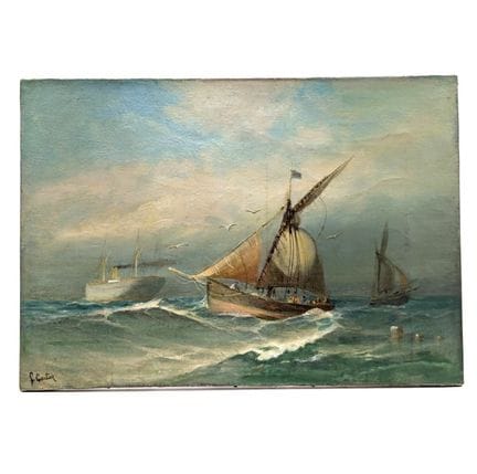 François GAUTIER (1842 - 1917)
Barcos de vela y de