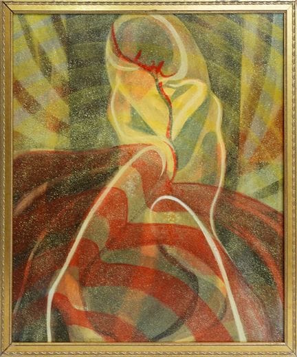 玛蒂尔德·穆勒（
《舞者》
布面油画
67 x 60 厘米