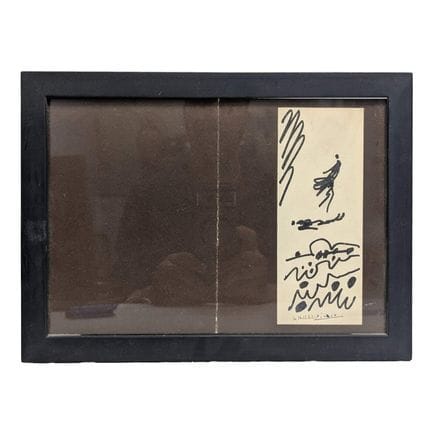 Biglietto di auguri TNP su carta, datato 1963, con