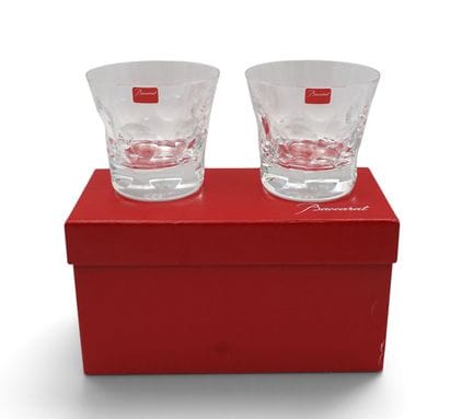 BACCARAT
Coppia di bicchieri da whisky in cristall