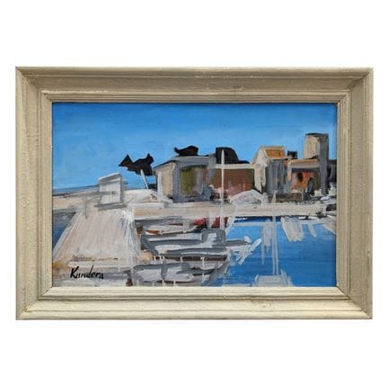 Rudolf KUNDERA (1911 - 2005)
Il porto
Olio su tavo