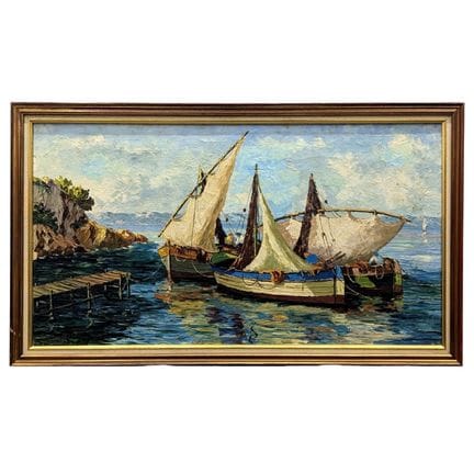 马克斯-弗莱吉尔（20 世纪）
海洋
布面油画，左下方有签名
49 x 91 厘米