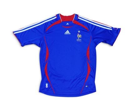FRANCE 2006
Maillot Adidas
Taille 16 ans