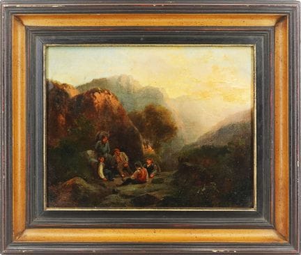 Julius BAKOF (1819 - 1857)
«Una parada de contraba