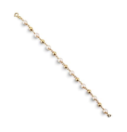 Pulsera de oro amarillo de 18 quilates (750‰) con 