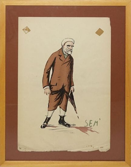 SEM (1863 - 1943)
Personaggio con un ombrello, 189